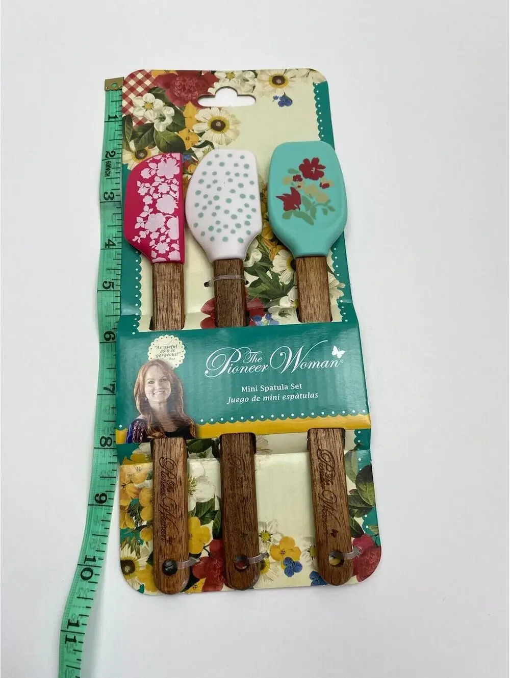 the pioneer woman mini spatula set new 3pc set